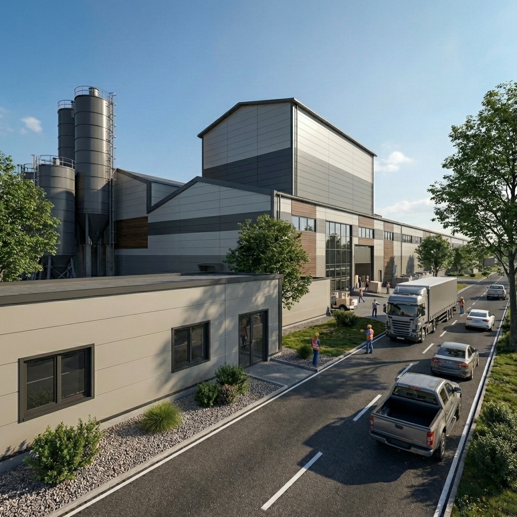 Bâtiment industriel réaliste